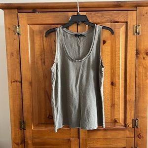 Theory khaki green tank, medium